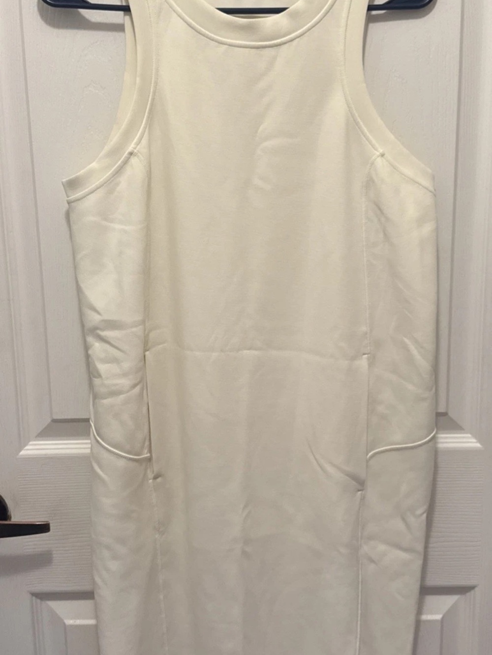 lululemon athletica Cream Sleeveless Midi Dress